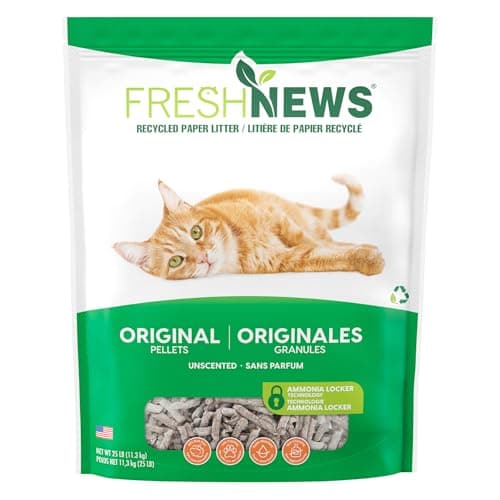 Fresh News Original Paper Pellet Litter, 25 lb