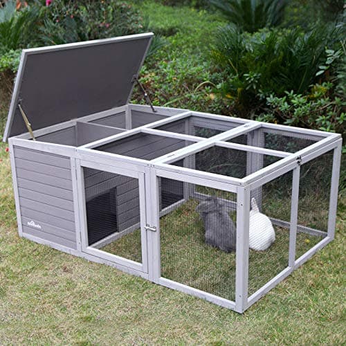 Aivituvin AIR28 Rabbit Hutch with Large Run